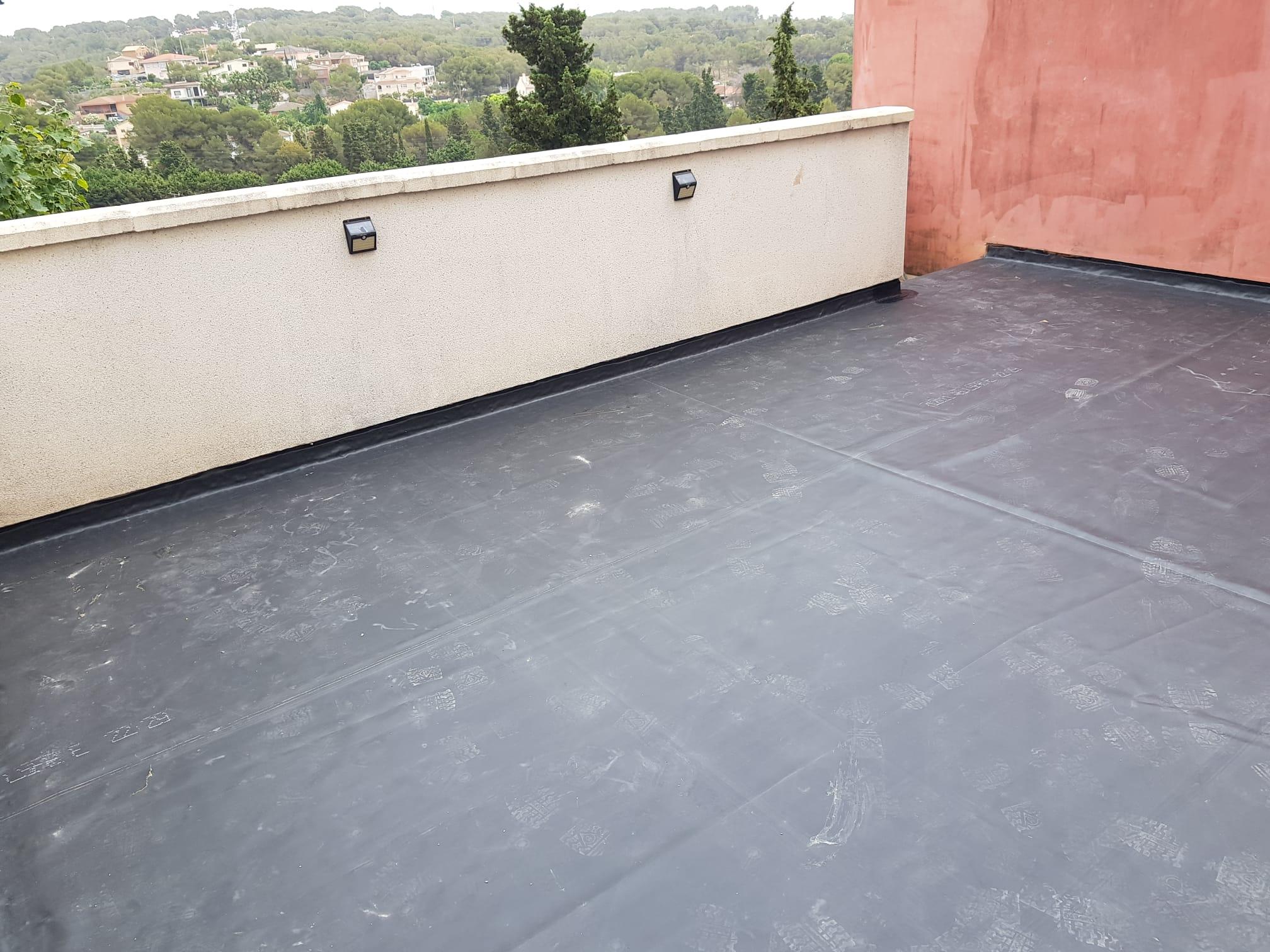Terraza de EPDM en Viladecans